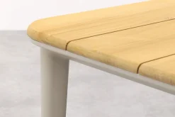 Alaska teak tuintafel 240x100 cm. - Mokka (OP=OP)