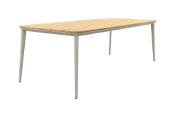 Alaska teak tuintafel 240x100 cm. - Mokka (OP=OP)
