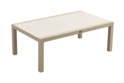 Atlanta loungetafel 120x70 cm. - Latte