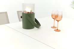 Atmos/Kings stapelbare 4-persoons tuinset 180x100 cm. - Latte