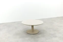 Aversa up&down ronde verstelbare tuintafel Ø120 cm. - Latte