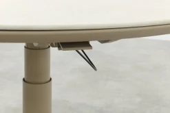 Aversa up&down ronde verstelbare tuintafel Ø120 cm. - Latte