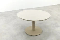 Aversa up&down ronde verstelbare tuintafel Ø120 cm. - Latte
