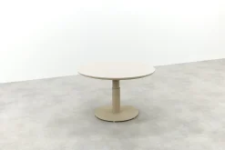 Aversa up&down ronde verstelbare tuintafel Ø120 cm. - Latte