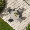 Azoren dining tuinstoel verstelbaar (incl. kussen) - Antraciet