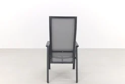 Azoren dining tuinstoel verstelbaar (incl. kussen) - Antraciet