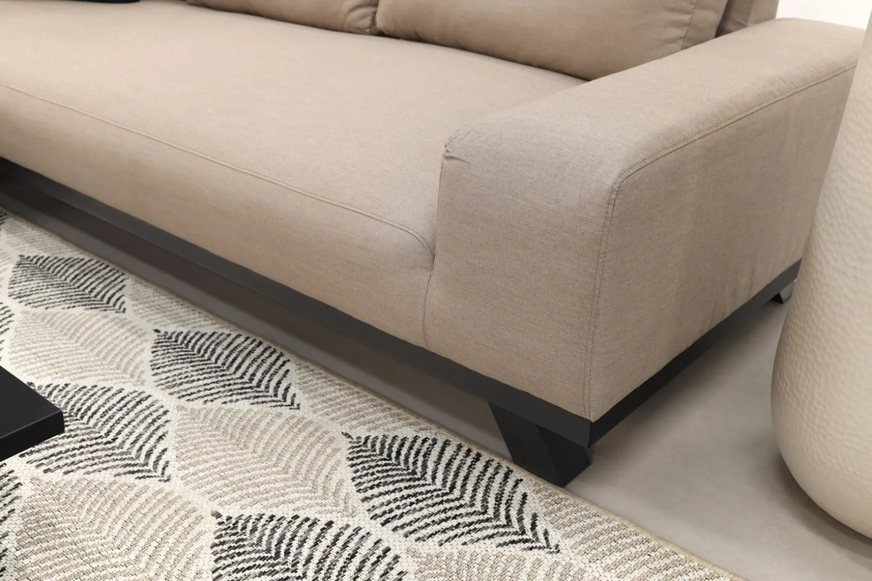Barcelona/Cuba Sunbrella loungeset - Taupe - 3-delig