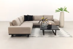 Barcelona/Cuba Sunbrella loungeset - Taupe - 3-delig