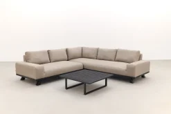 Barcelona/Cuba Sunbrella loungeset - Taupe - 3-delig