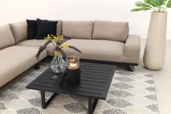 Barcelona/Cuba Sunbrella loungeset - Taupe - 3-delig