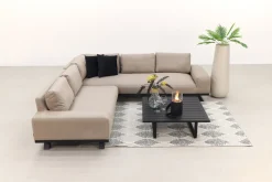 Barcelona/Cuba Sunbrella loungeset - Taupe - 3-delig