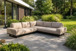 Barcelona hoekbank sunbrella loungeset - Taupe
