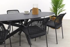 Barista/Privada 240x107 - Ovale tuinset - 7-delig - stapelbaar OP=OP