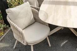 Baya rope dining tuinstoel - Mokka