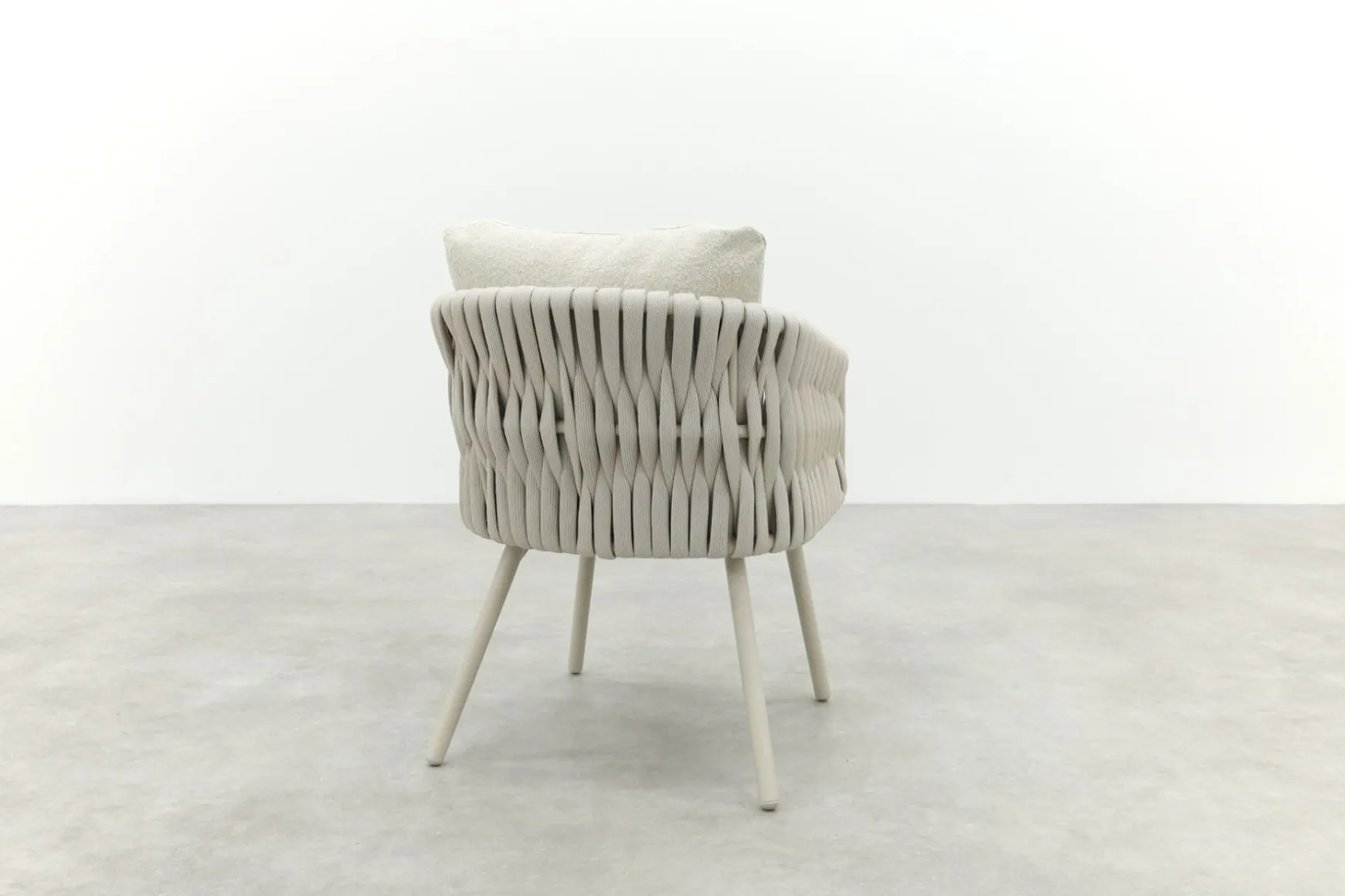 Baya rope dining tuinstoel - Mokka