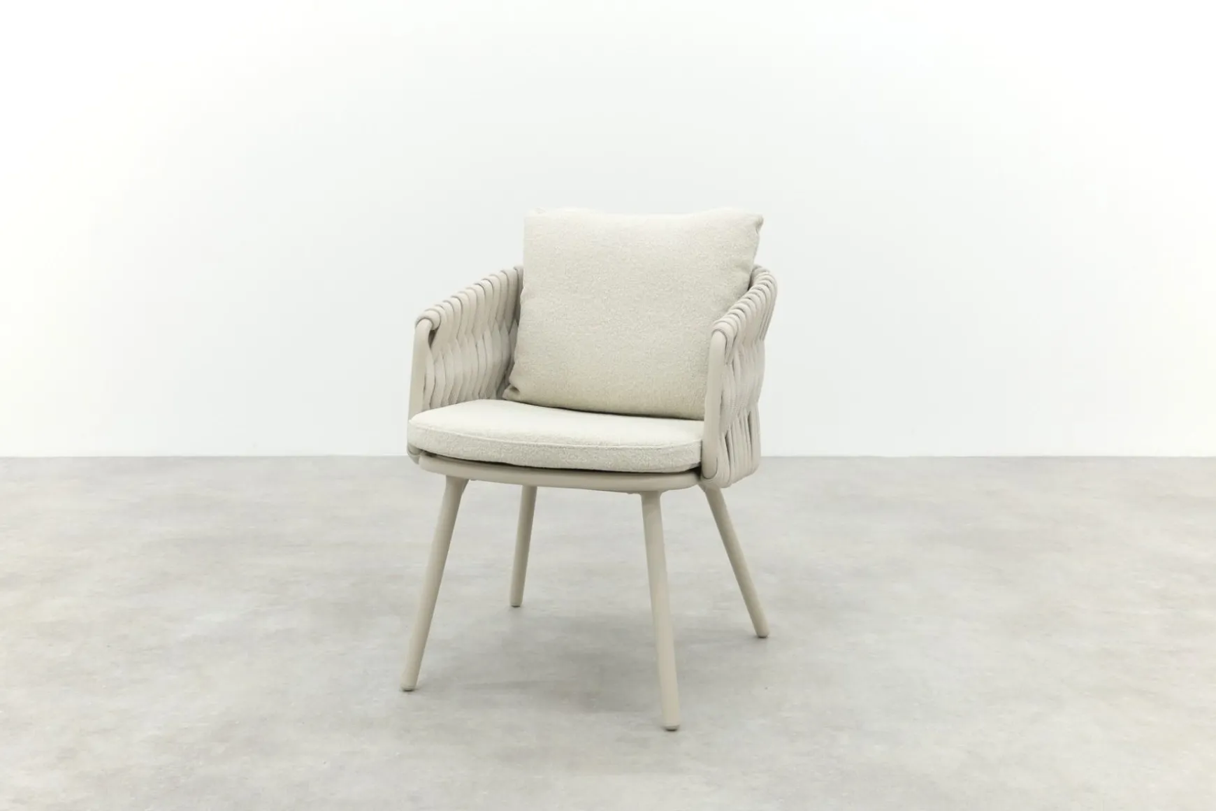 Baya rope dining tuinstoel - Mokka