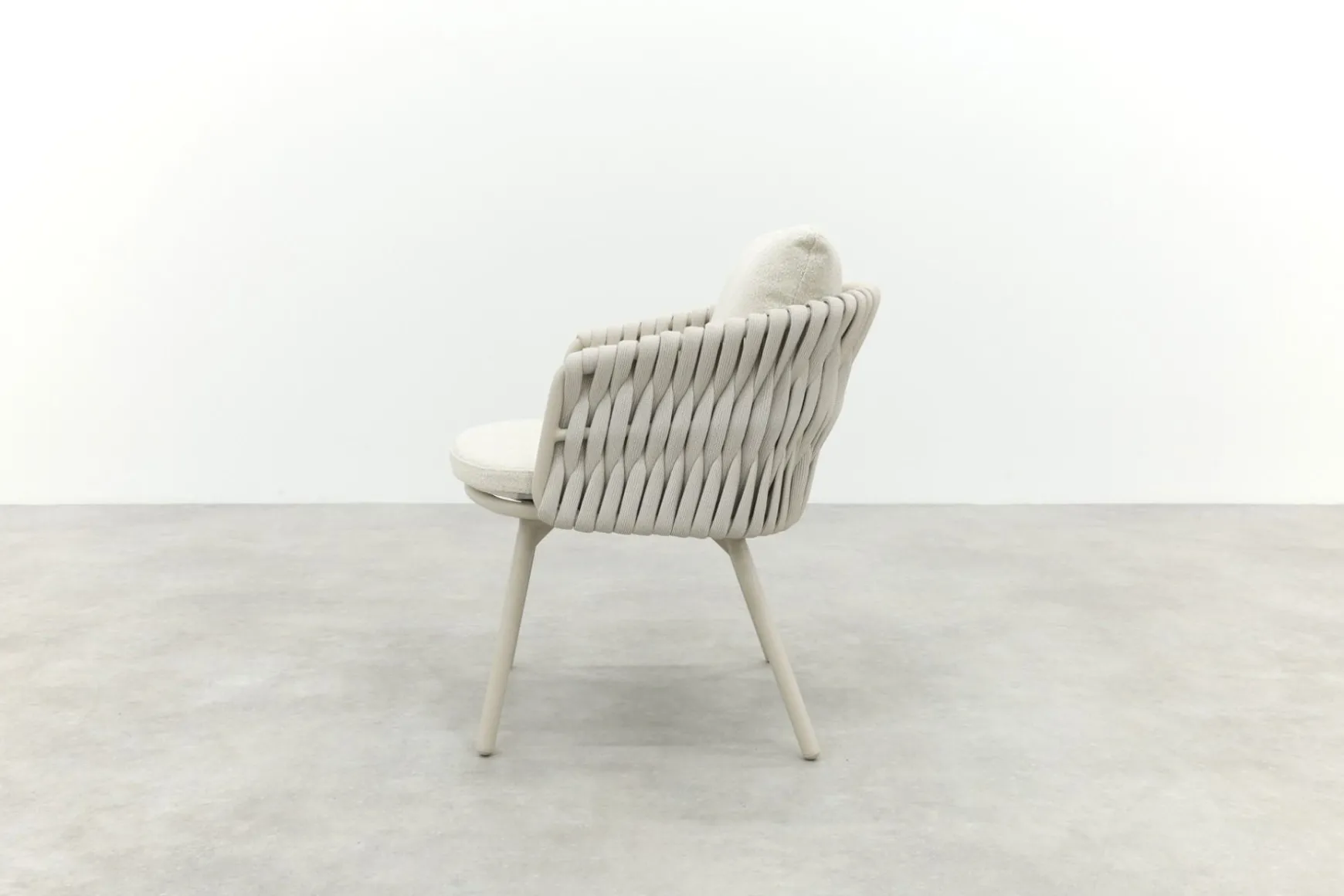 Baya rope dining tuinstoel - Mokka