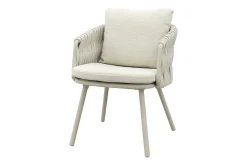 Baya rope dining tuinstoel - Mokka