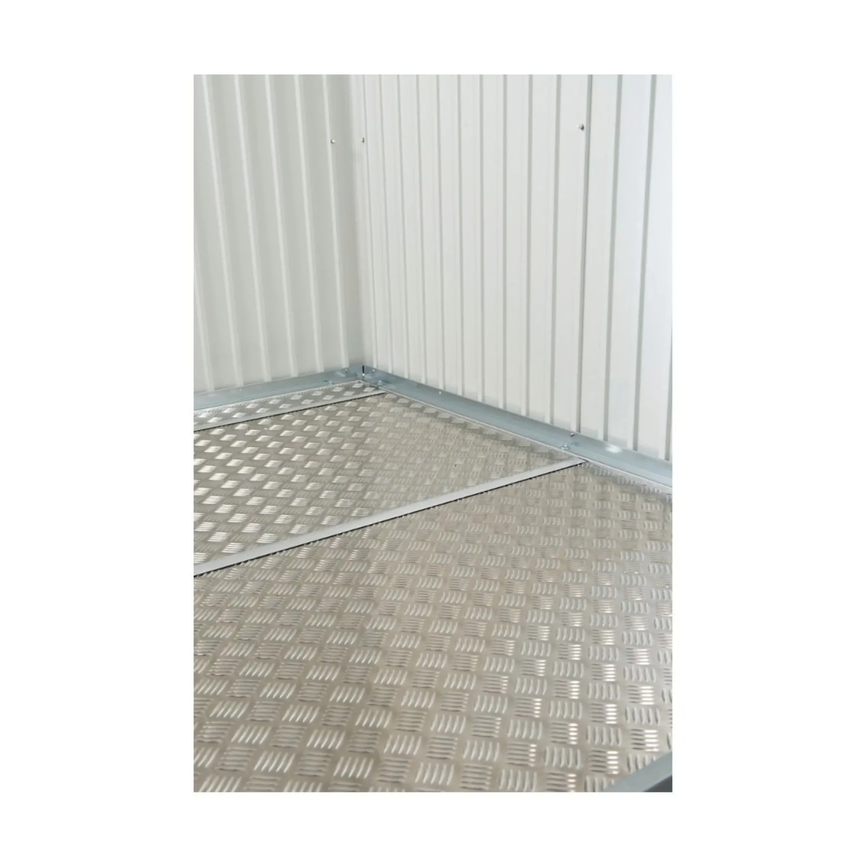 Biohort aluminium bodemplaat voor tuinkast 155 x 83 cm.
