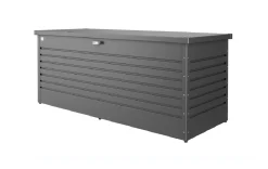 Biohort hobbybox - kussenkist - Antraciet - 201x83 cm.