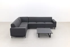 Boavista/Cuba Sunbrella loungeset - Sooty - 4-delig - links