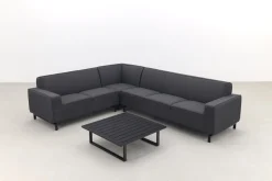 Boavista/Cuba Sunbrella loungeset - Sooty - 4-delig - links
