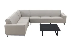 Boavista/Cuba Sunbrella loungeset - Nature Grey - 4-delig - Links