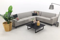 Boavista/Cuba Sunbrella loungeset - Nature Grey - 4-delig - Rechts