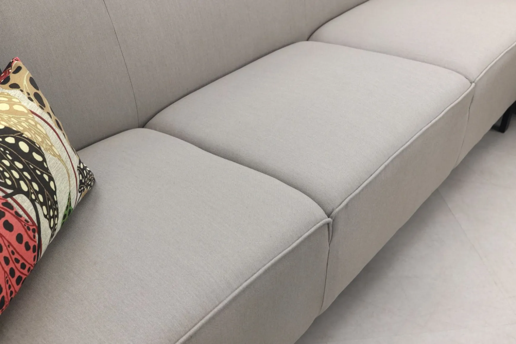 Boavista/Cuba Sunbrella loungeset - Nature Grey - 4-delig - Rechts