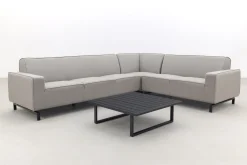 Boavista/Cuba Sunbrella loungeset - Nature Grey - 4-delig - Rechts