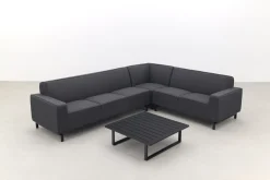 Boavista/Cuba Sunbrella loungeset - Sooty - 4-delig - rechts