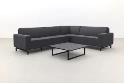 Boavista/Cuba Sunbrella loungeset - Sooty - 4-delig - rechts