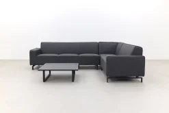 Boavista/Cuba Sunbrella loungeset - Sooty - 4-delig - rechts