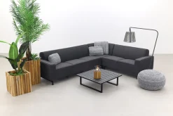Boavista/Cuba Sunbrella loungeset - Sooty - 4-delig - rechts