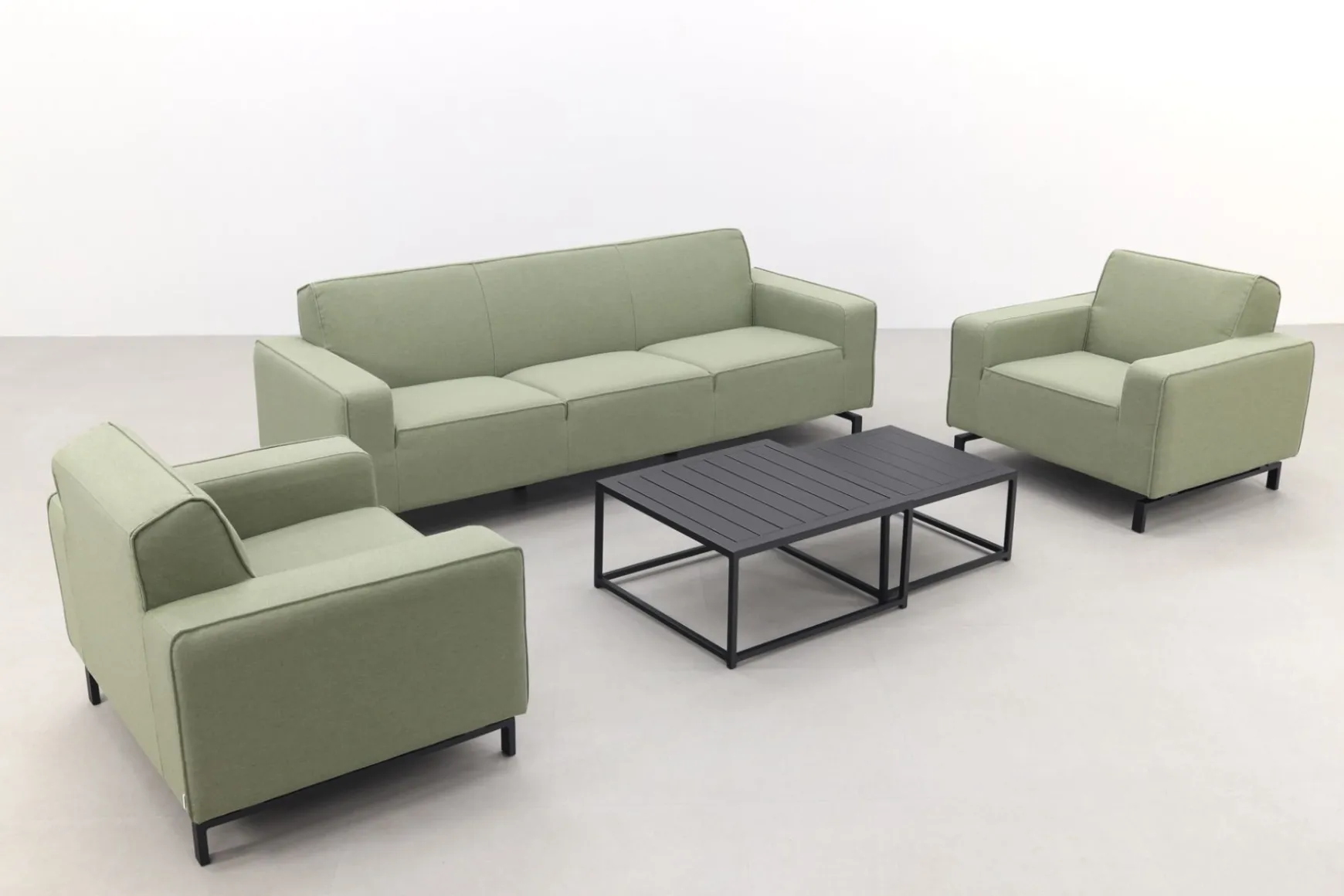 Boavista/Royalty stoel-bank loungeset - Heritage leaf - 5-delig