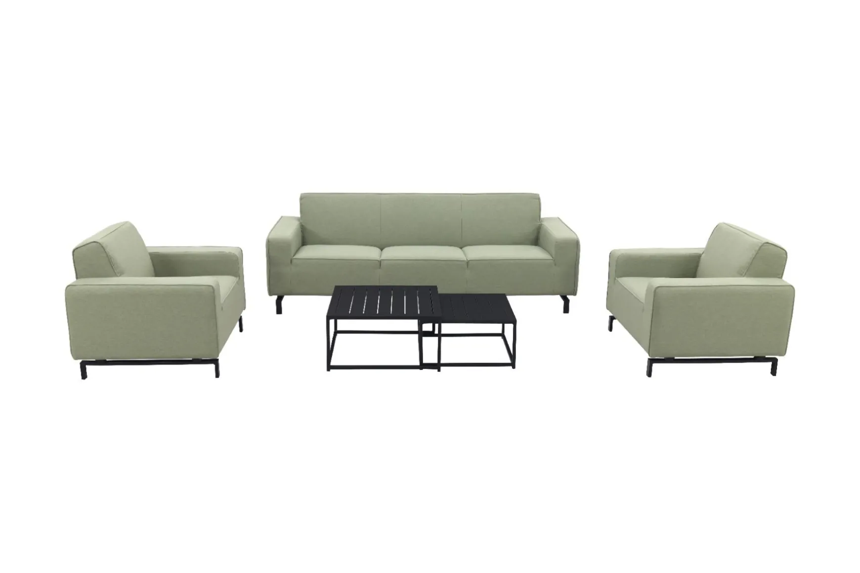 Boavista/Royalty stoel-bank loungeset - Heritage leaf - 5-delig