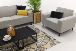 Boavista/Royalty stoel-bank loungeset - Nature Grey - 5-delig