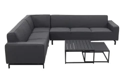 Boavista/Royalty Sunbrella loungeset - Sooty - 5-delig - links