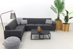 Boavista/Royalty Sunbrella loungeset - Sooty - 5-delig - links
