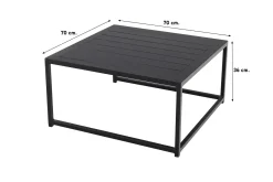 Boavista/Royalty Sunbrella loungeset - Sooty - 5-delig - links