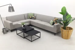Boavista/Royalty Sunbrella loungeset - Nature Grey - 5-delig - Links
