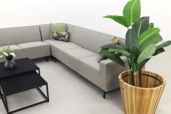 Boavista/Royalty Sunbrella loungeset - Nature Grey - 5-delig - Links
