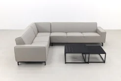 Boavista/Royalty Sunbrella loungeset - Nature Grey - 5-delig - Links