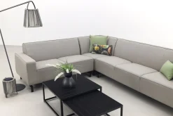 Boavista/Royalty Sunbrella loungeset - Nature Grey - 5-delig - Links