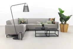 Boavista/Royalty Sunbrella loungeset - Nature Grey - 5-delig - Links