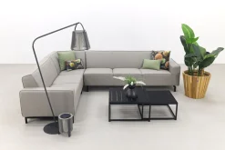 Boavista/Royalty Sunbrella loungeset - Nature Grey - 5-delig - Links