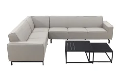Boavista/Royalty Sunbrella loungeset - Nature Grey - 5-delig - Links