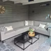 Boavista/Royalty Sunbrella loungeset - Nature Grey - 5-delig - Rechts