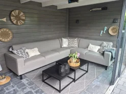 Boavista/Royalty Sunbrella loungeset - Nature Grey - 5-delig - Rechts