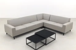 Boavista/Royalty Sunbrella loungeset - Nature Grey - 5-delig - Rechts